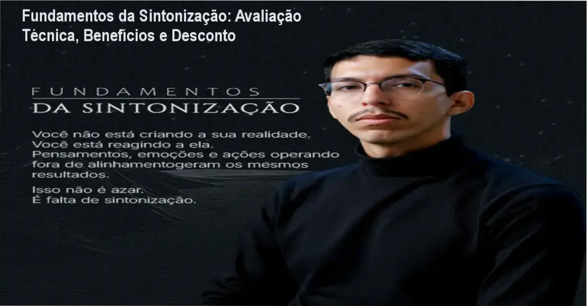Imagem promocional do curso Fundamentos da Sintonização com destaque para bônus e desconto
