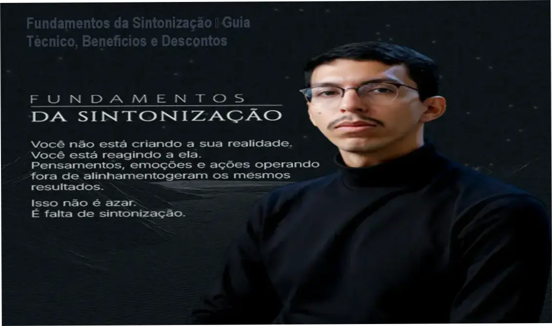 Imagem promocional do curso Fundamentos da Sintonização com destaque para desconto