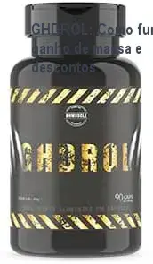 Frasco de GHDROL com destaque de oferta e cupom de desconto