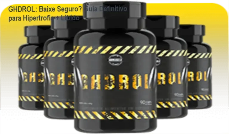 Barrinha de GHDROL mostrando crescimento muscular acelerado e aumento na libido