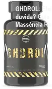 GHDROL: Efetividade em dúvida? Guia para Massência Real 4 Imagem do suplemento GHDROL da GHMUSCLE destacando aumento de massa muscular e benefícios hormonais