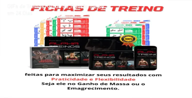 GIFs de Treinos: Guide do Transforme-se em 24 Dias 1 GIFs explicativos de exercícios de treino com autor Jonathan Sacramento, mostrando a metodologia visual do guia.