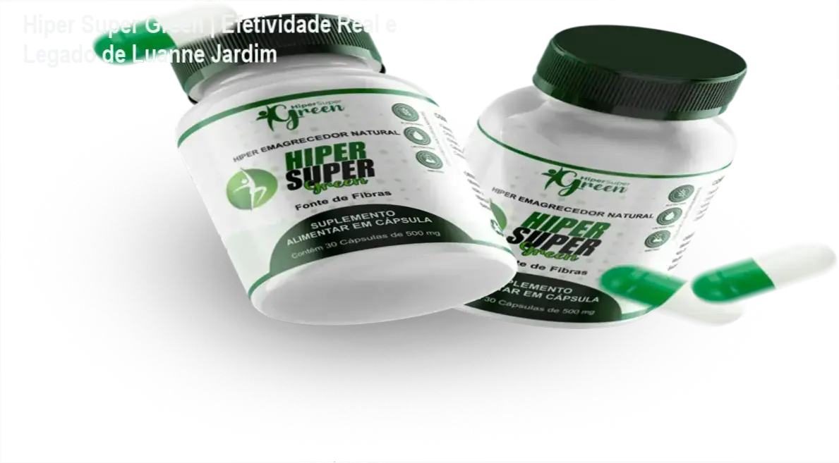 Mulher confiante usando cápsulas do Hiper Super Green, associada à narrativa de superação de Luanne Jardim e transformação corporal saudável.