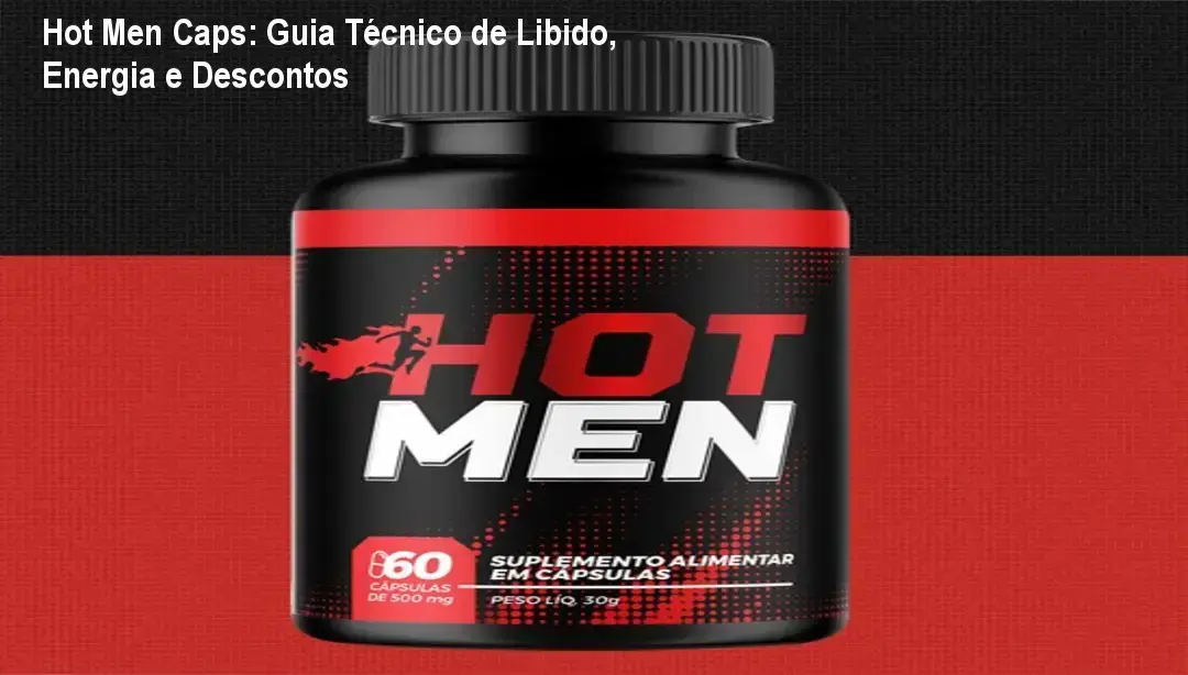 Hot Men Caps com destaque para oferta e cupom de desconto