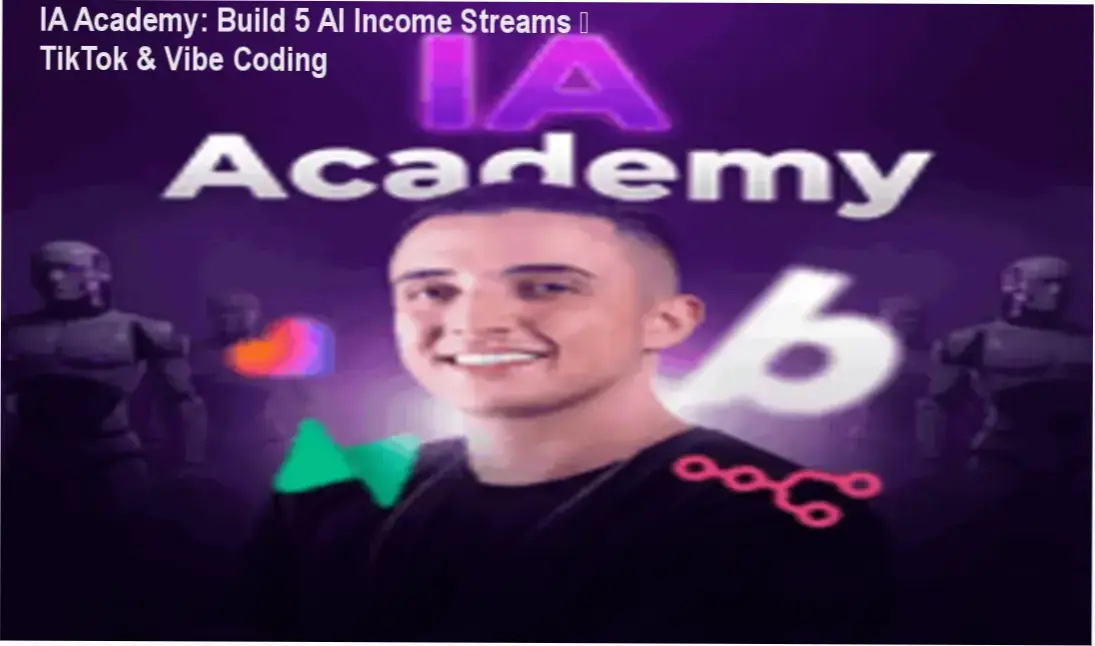Student dashboard showing AI monetization modules for TikTok Shop and Vibe Coding training