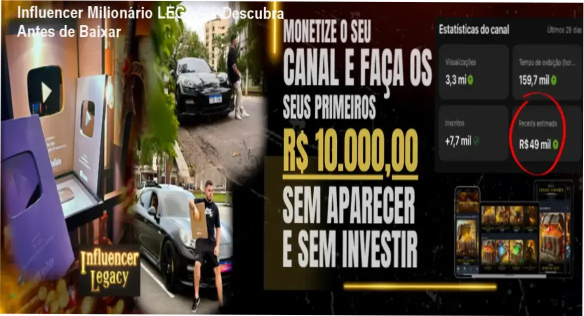 Influencer Milionário Multiplicação de Renda Digital