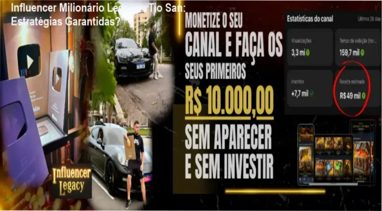 Avaliação do Influencer Milionário Legacy: Resultados que comprovam a estratégia do Tio San