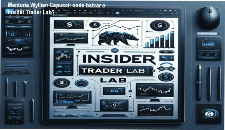 Captura de tela mostrando a página oficial de acesso ao Insider Trader Lab
