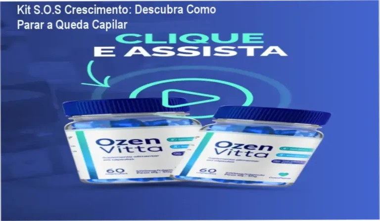 Kit S.O.S Crescimento: Descubra Como Parar a Queda Capilar 8 Fórmula do Kit S.O.S Crescimento com 7 ativos naturais para fortalecer o cabelo