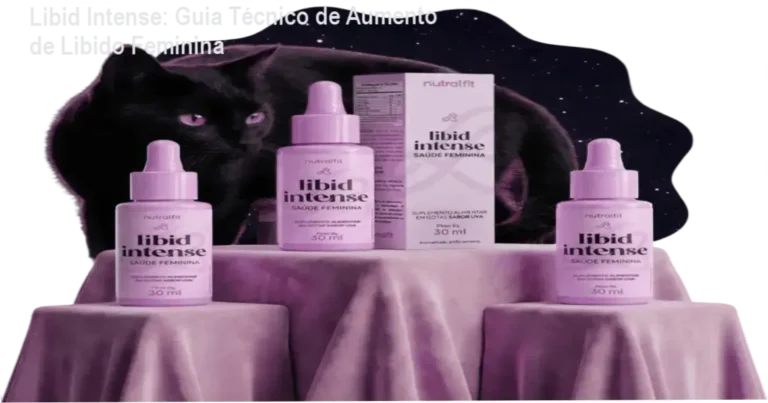 Frasco de Libid Intense ao lado de cupom de desconto
