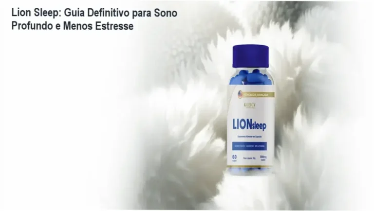 Lion Sleep: Guia Definitivo para Sono Profundo e Menos Estresse 5 Frasco de Lion Sleep ao lado de cupom de desconto, simbolizando melhora do sono