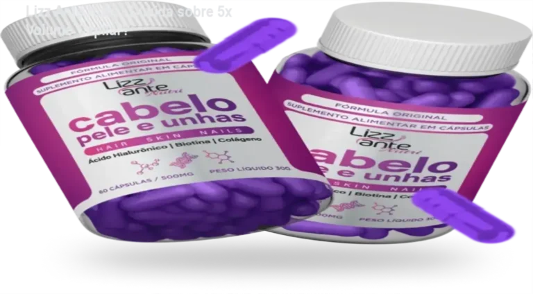 Lizz Ante Nutri – Dúvida sobre 5x Volume Capilar? 1 Suplemento Lizz Ante Nutri com cápsulas de Smart Silicius para saúde capilar e cutânea