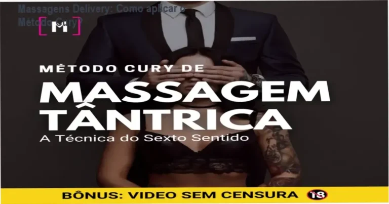 Imagem do curso Método Cury de Massagem Tântrica mostrando técnicas sensoriais e relaxantes