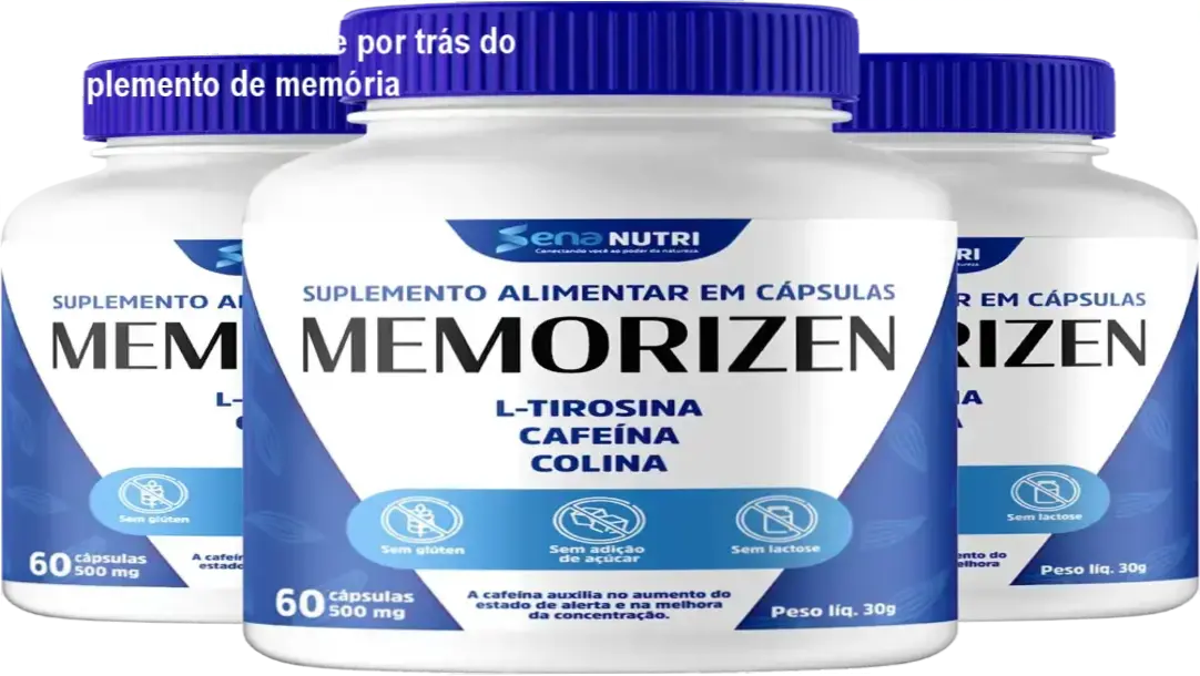 Memorizen: Verdade por trás do suplemento de memória 1 Garrafa do suplemento Memorizen com rótulo destacando ingredientes chaves