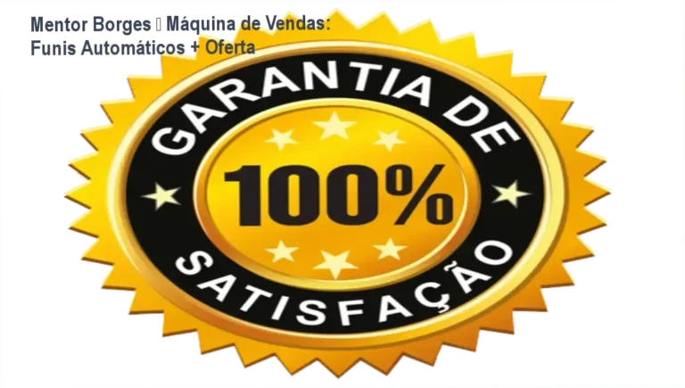Mentor Borges – Máquina de Vendas: Funis Automáticos + Oferta 5 Mentor Borges – Máquina de Vendas mostrando funis automatizados e oferta oficial