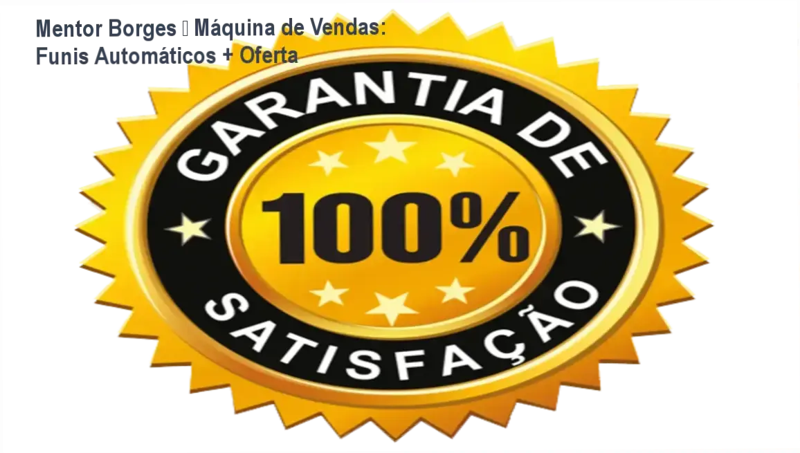 Mentor Borges – Máquina de Vendas mostrando funis automatizados e oferta oficial