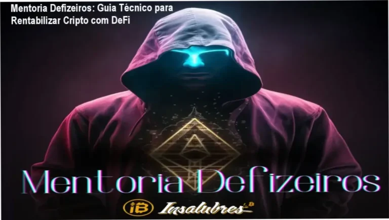 Mentoria Defizeiros: Guia Técnico para Rentabilizar Cripto com DeFi 4 Mentoria Defizeiros mostrando passo a passo para gerar renda passiva com DeFi