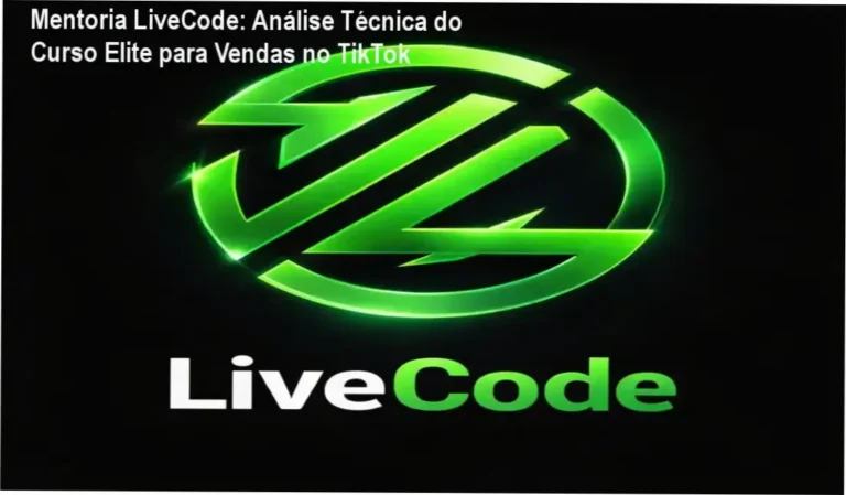 Apresenta a plataforma exclusiva da Mentoria LiveCode com foco em estratégias de live commerce automatizadas