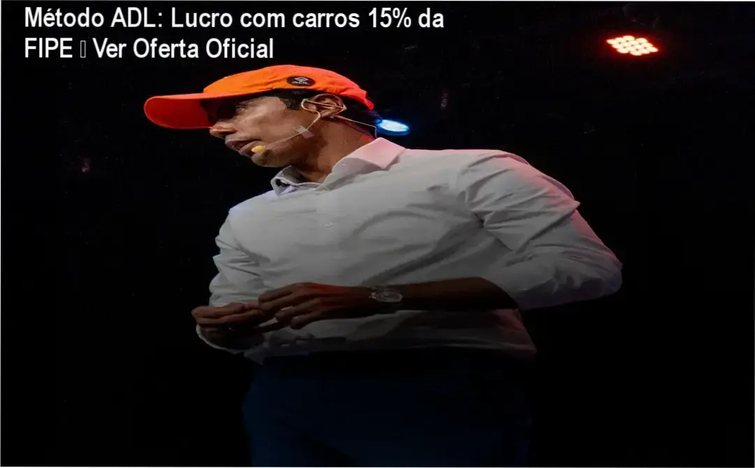 Tela mostrando o curso Método ADL com destaque para compra de carros antes do leilão a baixo preço