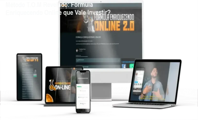 Fórmula Enriquecendo Online com o Método T.O.M: descubra bastidores, funcionamento e estratégias comprovadas para renda online.