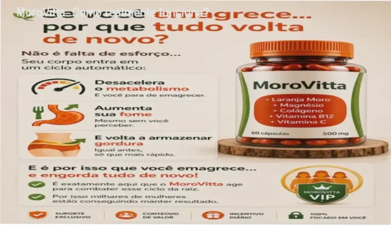 Mulher com corpo mais firme após uso do MoroVitta, demonstrando redução de gordura abdominal e celulite