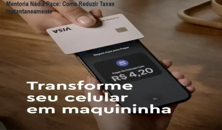 Nádia Pace explicando benefícios da Mentoria para redução de taxas com InfinitePay