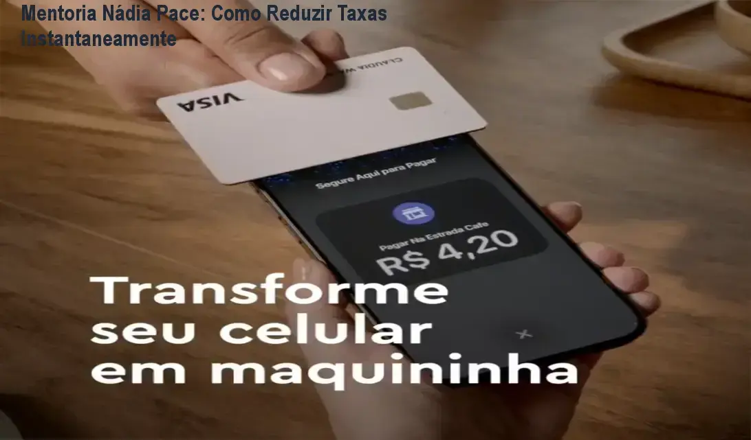 Nádia Pace explicando benefícios da Mentoria para redução de taxas com InfinitePay