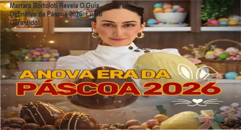 Marrara Bortoloti Revela O Guia Definitivo da Páscoa 2026: Lucro Garantido! 1 A Nova Era da Páscoa 2026 por Marrara Bortoloti: bastidores do método que transforma confeiteiras iniciantes em vendor especialistas.