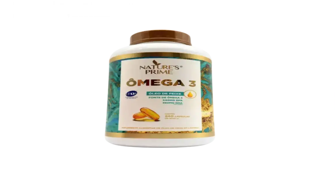 Ômega 3 Nature's Prime: Guia Técnico, Benefícios e Descontos 1 Frasco de Ômega 3 Nature's Prime com destaque para oferta e cupom de desconto
