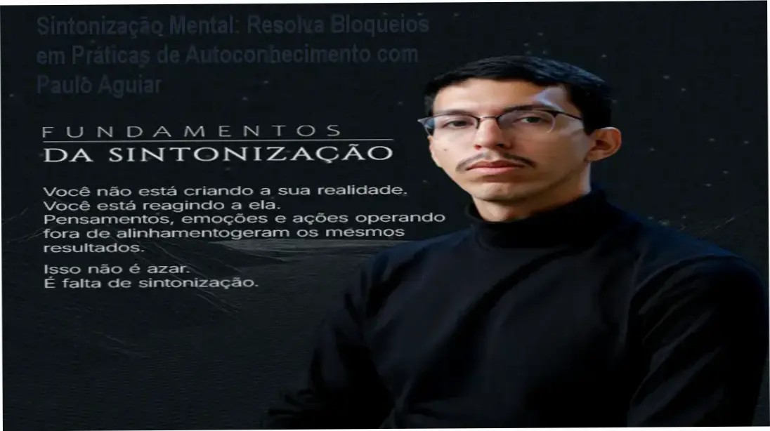 Imagem destacando o autor Paulo Aguiar com título 'Fundamentos da Sintonização: Transformação Guiada'