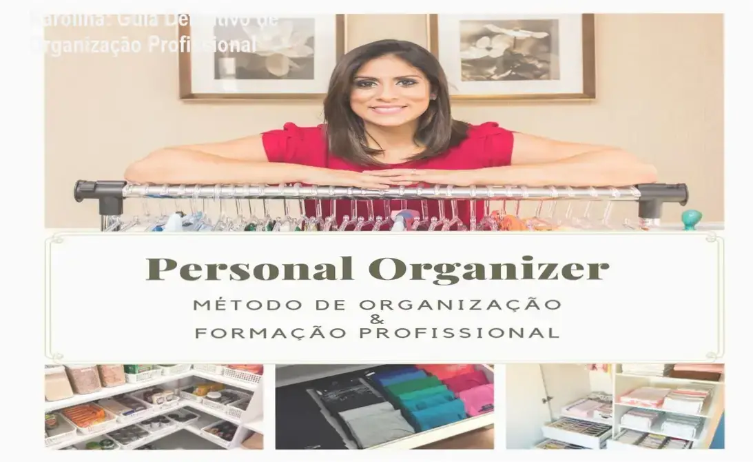 Aprendiz estudando com organização, aplicando métodos profissionais de Karolina Barbosa na organização residencial