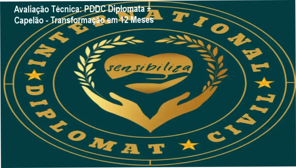 Avaliação Técnica: PDDC Diplomata + Capelão - Transformação em 12 Meses 1 PDDC Dipl. Civil + Capelão - Acesso às aulas exclusivas e cerimônia oficial de pose