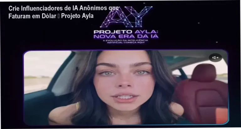 Imagem destacando o Preço Especial do Projeto Ayla para criar influenciadores de IA anônimos