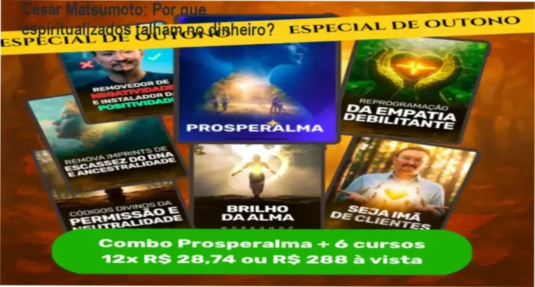 Cesar Matsumoto: Por que espiritualizados falham no dinheiro? 2 Prosperalma Cesar Matsumoto bastidores funcionamento técnica Luz Estelar