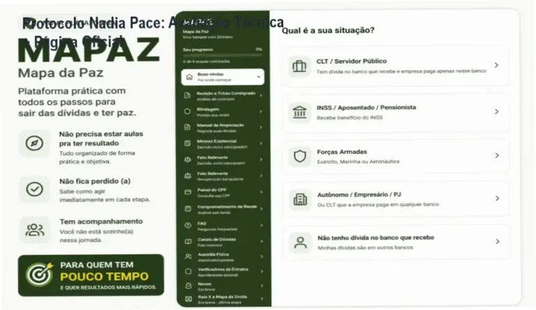 Protocolo Nadia Pace - Página Oficial para Negociação de Dívidas