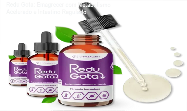 Suplemento Redu Gota para emagrecer naturalmente acelerando metabolismo
