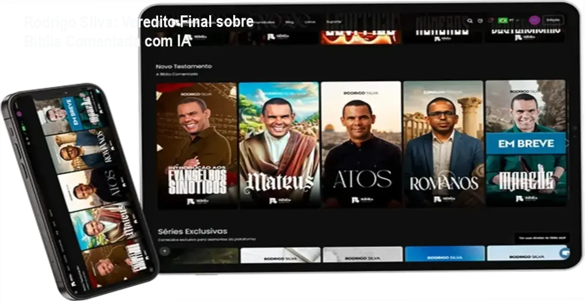 Rodrigo Silva apresenta a Bíblia Comentada com tecnologia de IA