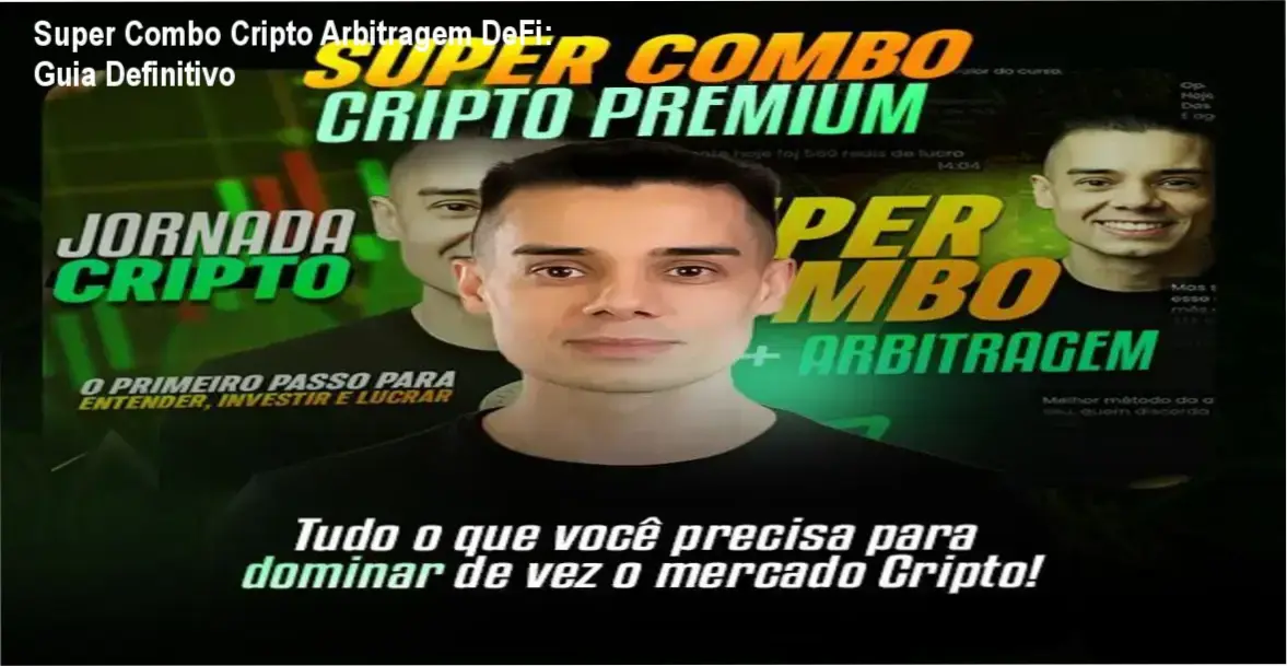 Evandro Azevedo Lima demonstrando estratégias de arbitragem em exchanges e protocolos DeFi no Super Combo Cripto Premium