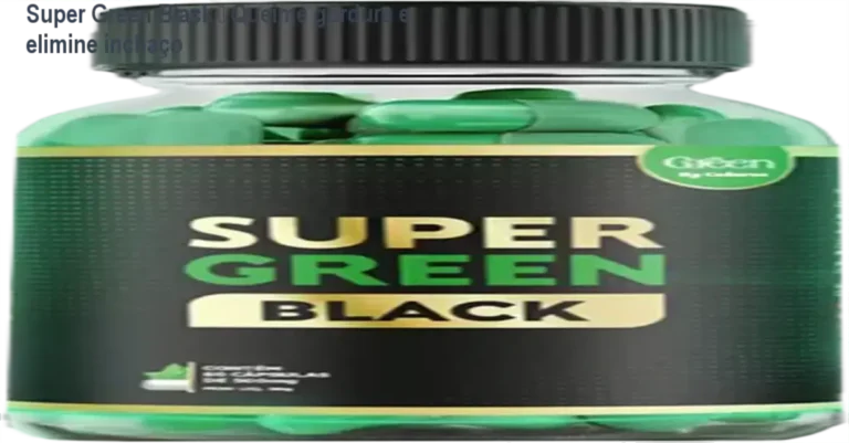 Super Green Black – Queime gordura e elimine inchaço 8 Frasco de Super Green Black com destaque para promoção e onde comprar