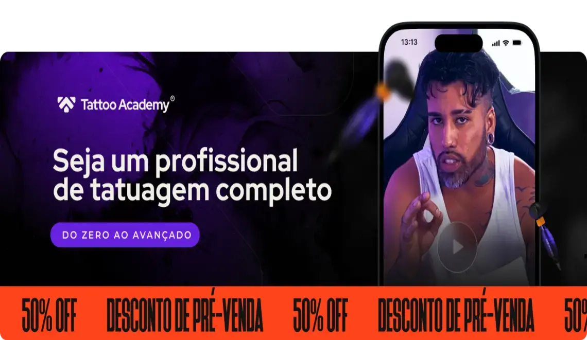 Tattoo Academy: Aprenda a Tatuar do Zero com Raphael Salles 1 Tattoo Academy: Aprenda a Tatuar do Zero com Raphael Salles