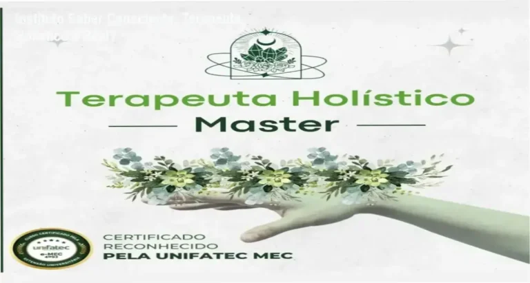Instituto Saber Consciente: Terapeuta Holístico é Real? 4 Interface do curso Terapeuta Holístico Master do Instituto Saber Consciente em ambiente de estudo digital