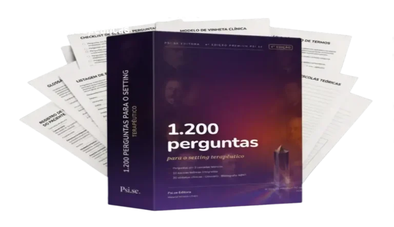 Visão interna detalhada do material 1.200 Perguntas para o Setting Terapêutico da Psi.se Editora