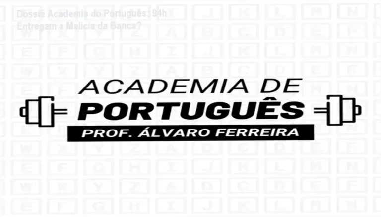 Academia do Português Álvaro Ferreira visão interna módulo sintaxe videoaula