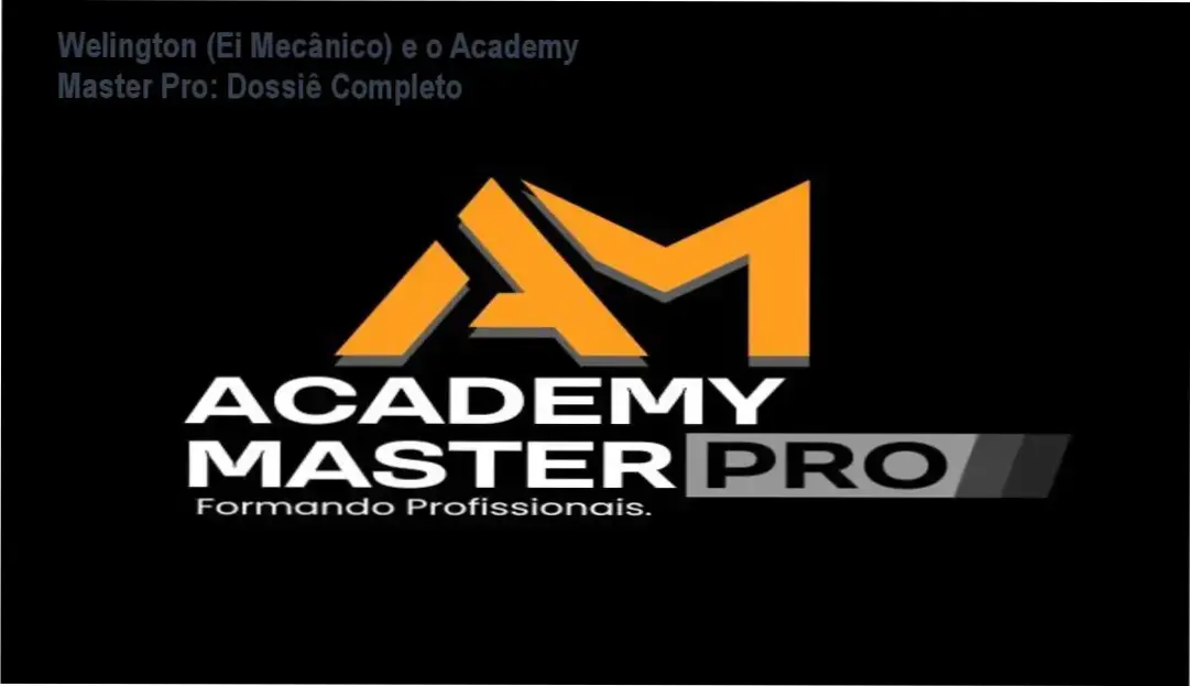 Academy Master Pro de Welington (Ei Mecânico) apresentando a interface da plataforma e ferramentas de diagnóstico
