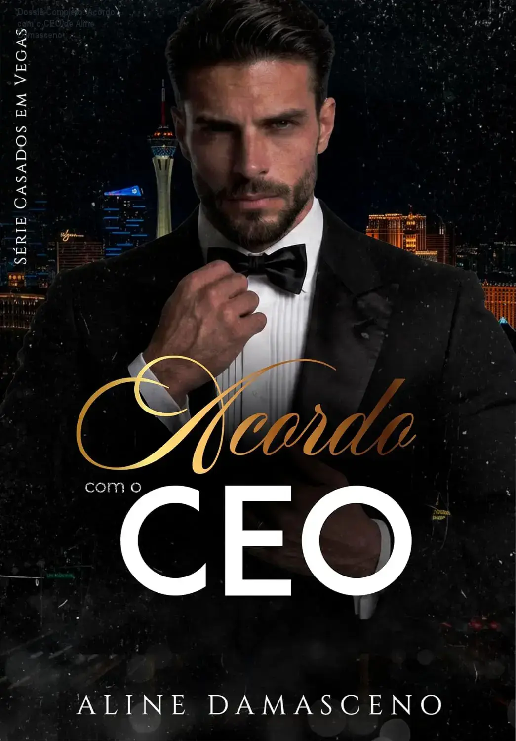 Capa do eBook Acordo com o CEO de Aline Damasceno destacando o romance entre bilionário e secretária