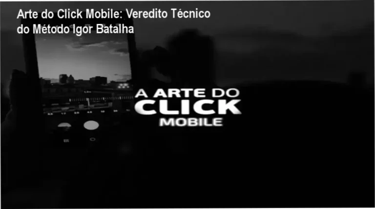 Smartphone capturando foto profissional utilizando as técnicas do curso Arte do Click Mobile