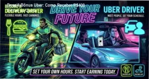 Bônus Uber Entrega e Driver Motorista mostrando bastidores e funcionamento do app