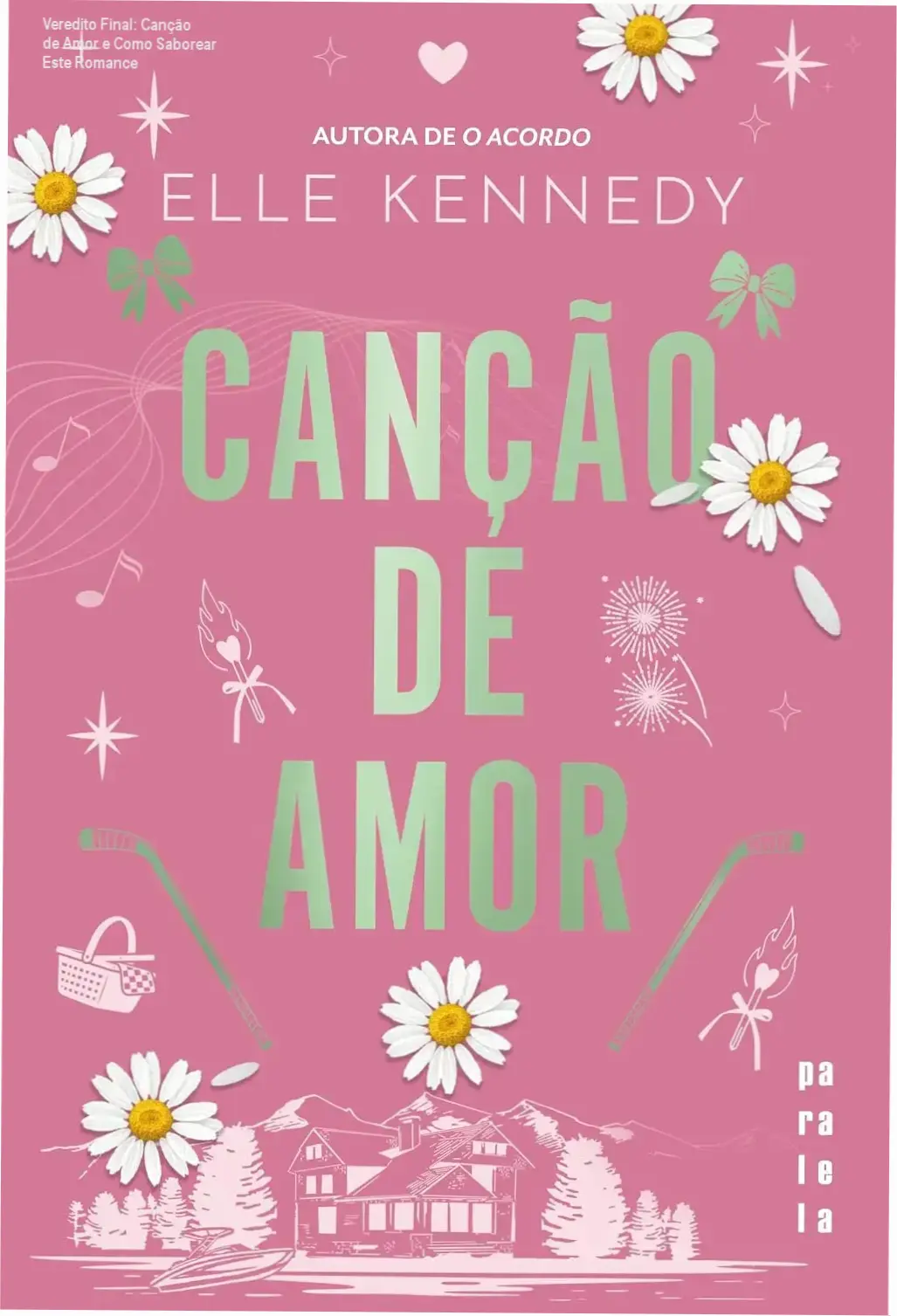 Capa do livro Canção de Amor de Elle Kennedy representando romance contemporâneo