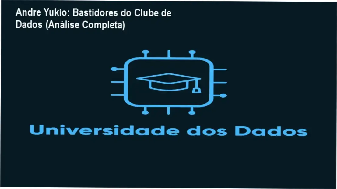 Andre Yukio: Bastidores do Clube de Dados (Análise Completa) 1 Clube de Assinaturas Universidade dos Dados Andre Yukio bastidores funcionamento interno