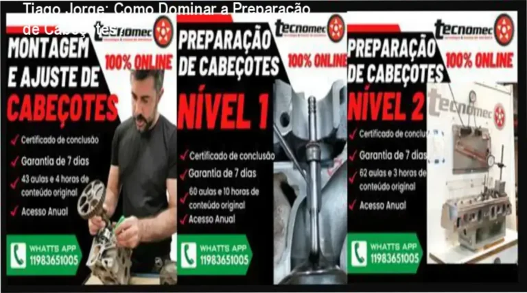 Bastidores do treinamento de preparação de cabeçotes e desenvolvimento de fluxo com Tiago Jorge da Tecnomec